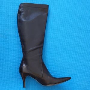Cole haan pointy toed stiletto knee high boots